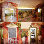 Роспись в Трюфельный дом Бруно, интерьерная роспись
