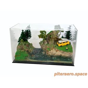 Диорама под заказ «Желтый трейлер FW T1» 1:87 №016