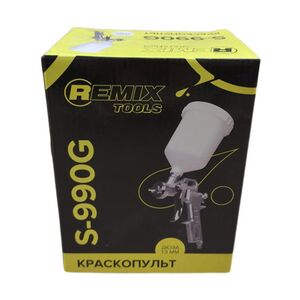 Краскопульт REMIX S-990G 1,3мм, верхний бачок, 600мл