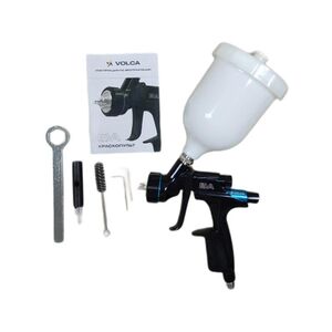 VOLCA Краскопульт EVA сопло 1.4 «СLEAR», верхний бачок 600мл.
