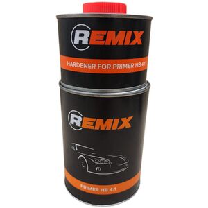 REMIX Грунт акриловый 2К AUTO PRIMER HВ 4:1 серый, 0,8 л + отвердитель