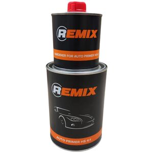 REMIX Грунт акриловый 2К AUTO PRIMER HS 4:1 черный, 0,8 л + отвердитель