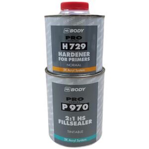 Грунт-наполнитель Body 970 2К (1л) + отвердитель